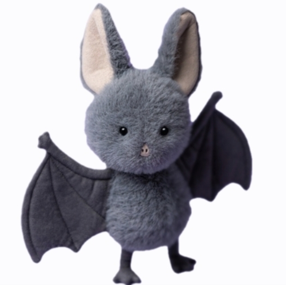 Jellycat Broox Bat 8.7x3.5x3.5" Soft & Plush BNWT Authentic - Picture 3 of 9